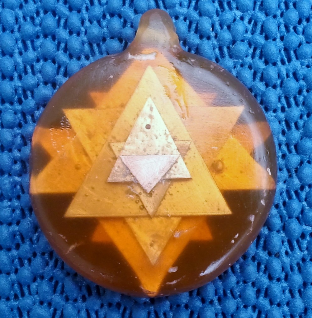 Sri-Yantra-Amulett